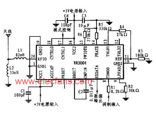 基于TX6000和RX6000收發(fā)芯片的OOK/ASK無(wú)線收發(fā)電路設(shè)計(jì)